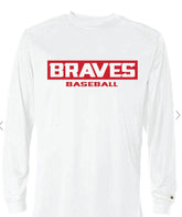 BRAVES Dri Fit Long Sleeve Tshirt