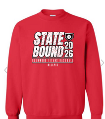 GMS Baseball State Bound - Crewneck Sweatshirt