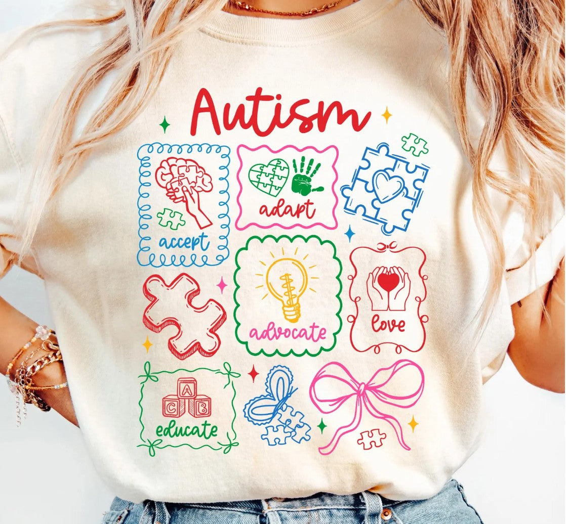 Autism Puzzles and Bows – Impressions Design