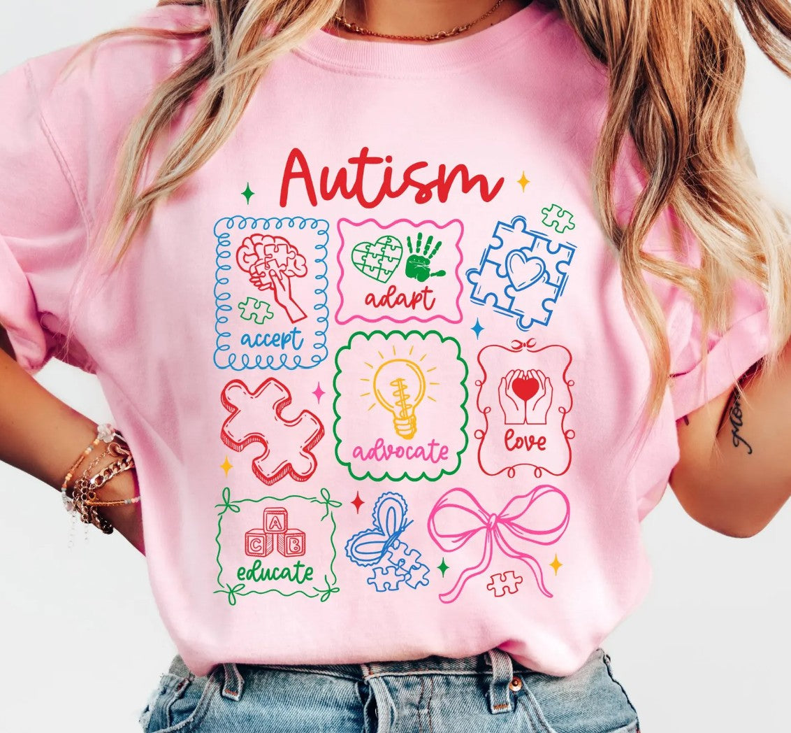 Autism Puzzles and Bows