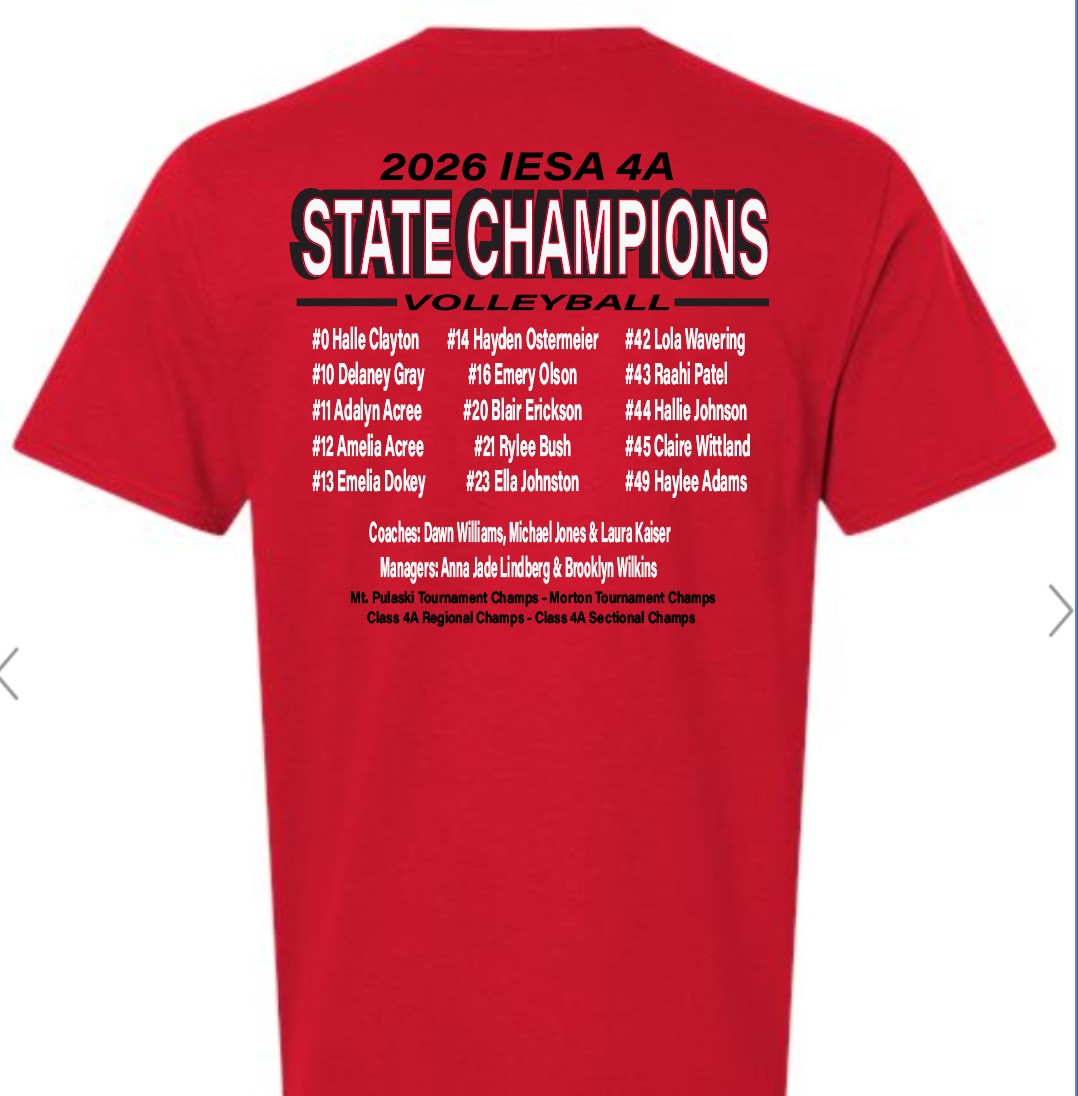 GMS Volleyball State Champions - Tshirt