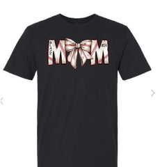 Baseball Mom Bow