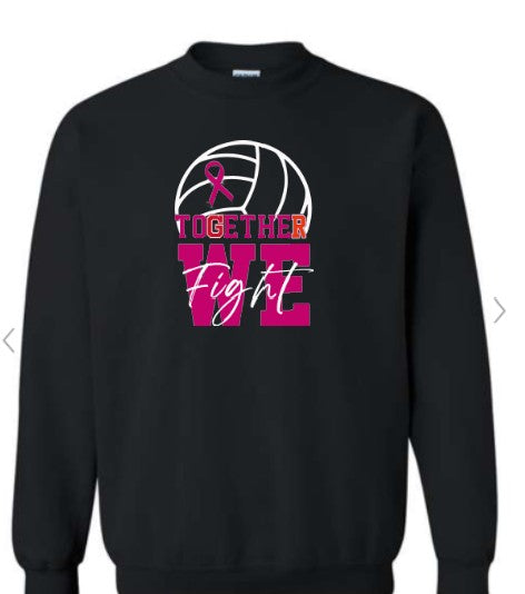BLACK Pink out Crewneck Sweatshirt