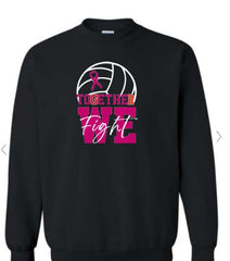 BLACK Pink out Crewneck Sweatshirt