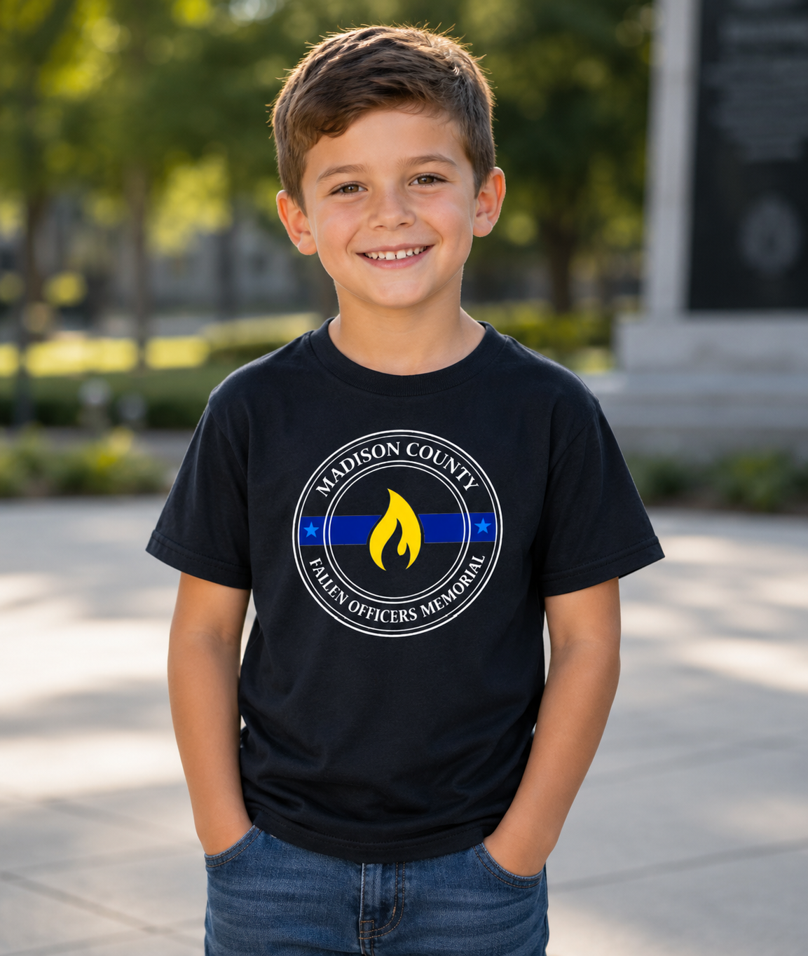 Madison Country Fallen Officer - YOUTH tshirt