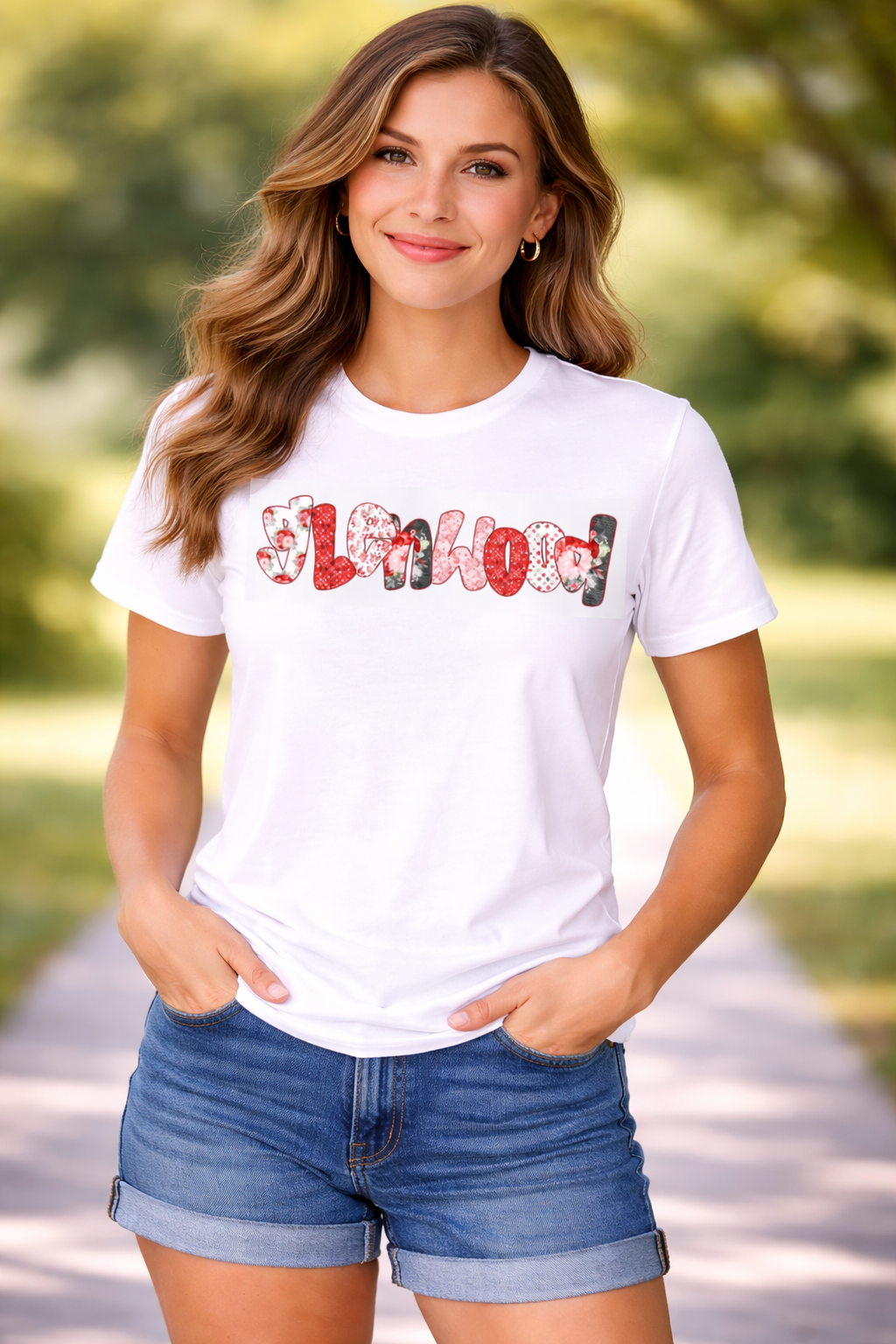 glenwood floral and dots