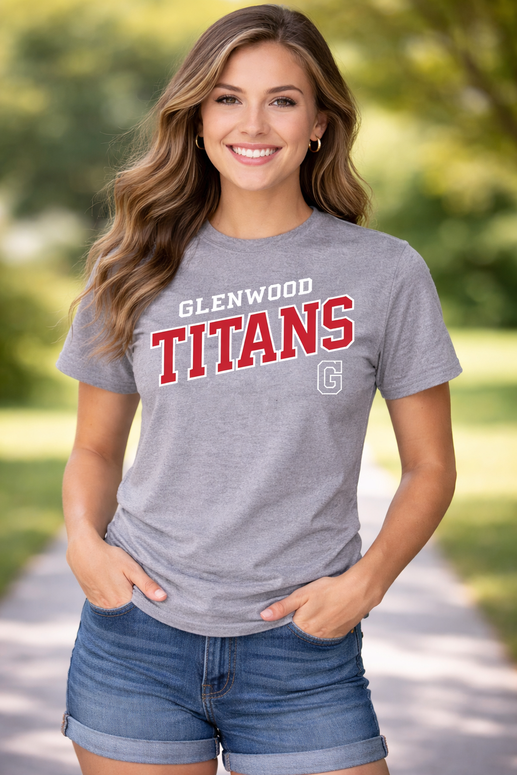 Titans Diagonal Logo Graphite Grey