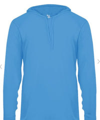 BRVS SZN Hooded Dri Fit Long Sleeve Tshirt