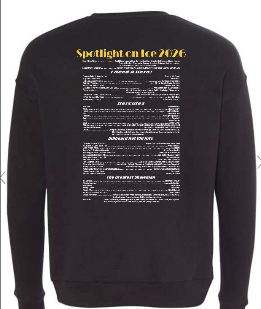 Spotlight on Ice - CREWneck sweatshirt