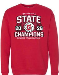 GMS Volleyball State Champions - Crewneck Sweatshirt