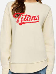 Distressed Crewneck Sweatshirt