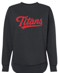 Distressed Crewneck Sweatshirt