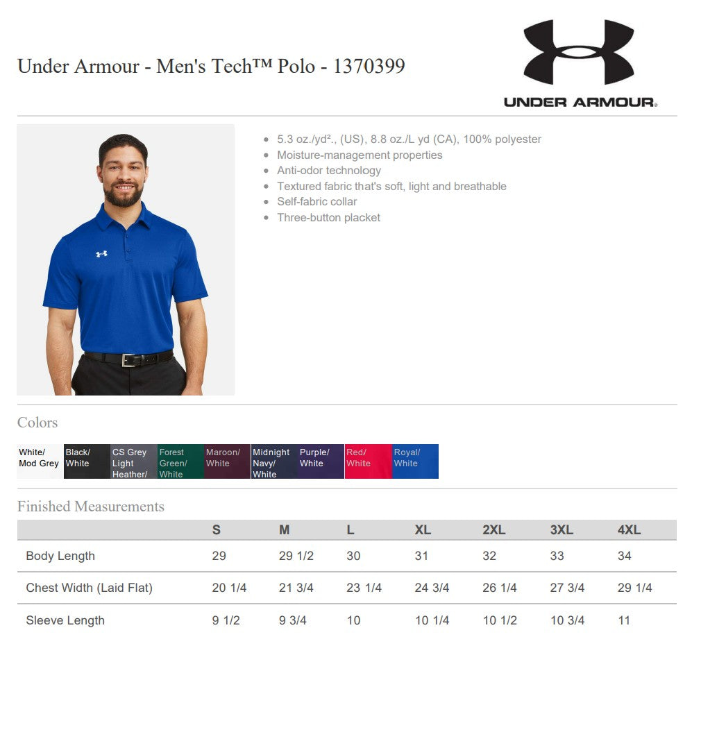 Tennis - Under Armour DriFit Polo