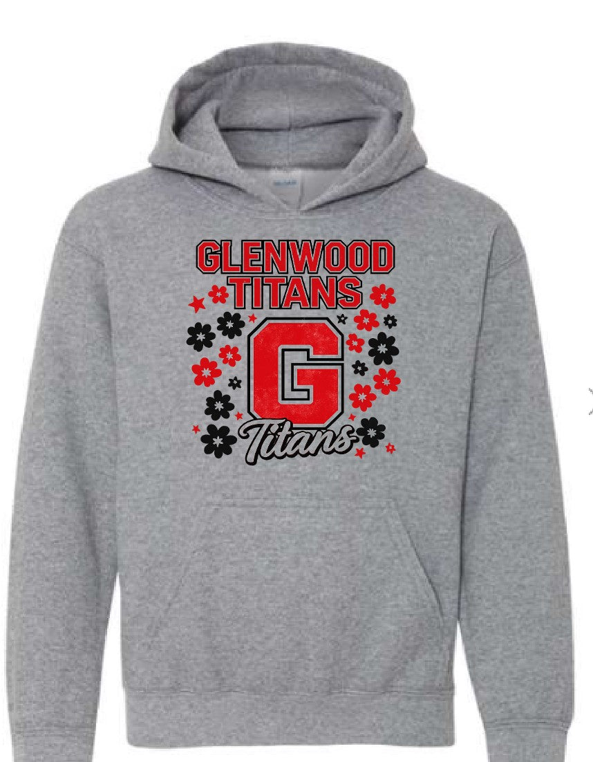 Titan Flowers Graphite Grey