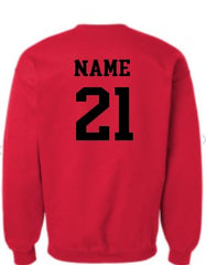 Senior Football Crewneck Sweatshirt