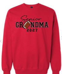 Senior Football Crewneck Sweatshirt