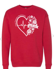 Heart Disease with Flowers