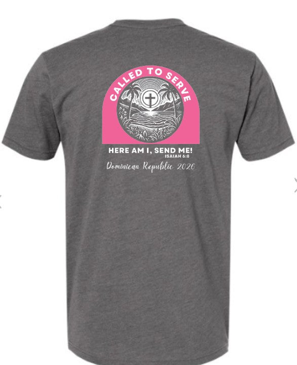 KMCC Mission Trip Tshirt - Heather Heavy Metal Grey