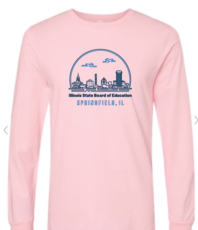 New ISBE large logo LONG SLEEVE tshirt