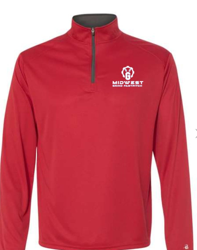 Midwest Grind Original Logo - DrifFit Quarter zip