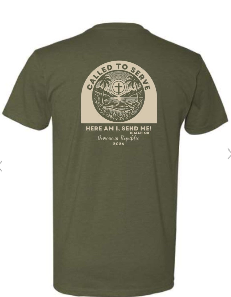 KMCC Mission Trip Tshirt - MILITARY Green