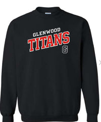 Titans Diagonal Logo Black
