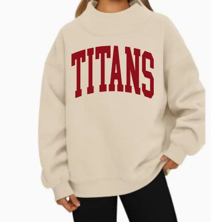 Oversized Mock Neck