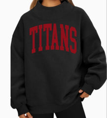 Oversized Mock Neck