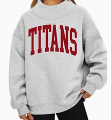 Oversized Mock Neck