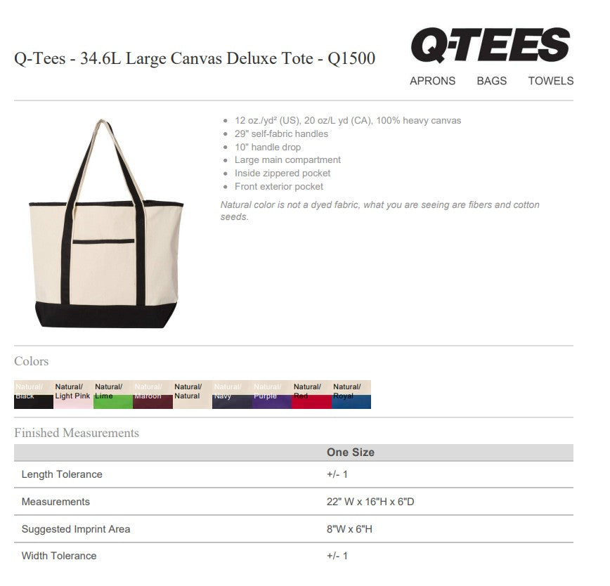 35 L Canvas Bag