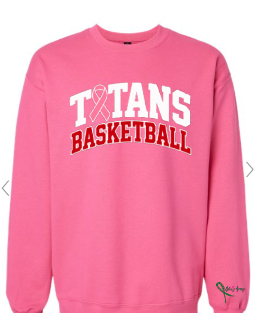 GMS Basketball Pink Out Crewneck
