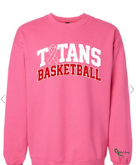 GMS Basketball Pink Out Crewneck