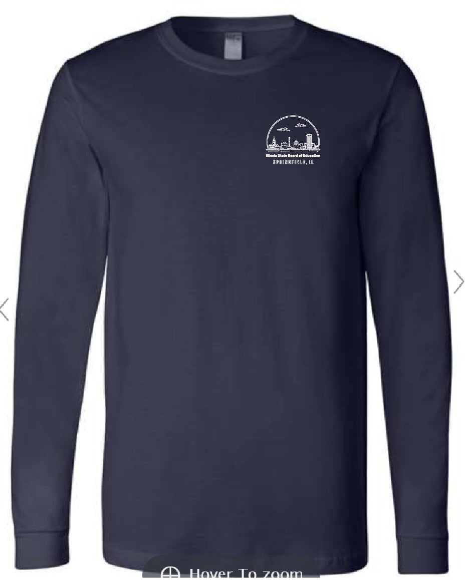 New ISBE pocket logo LONG SLEEVE tshirt