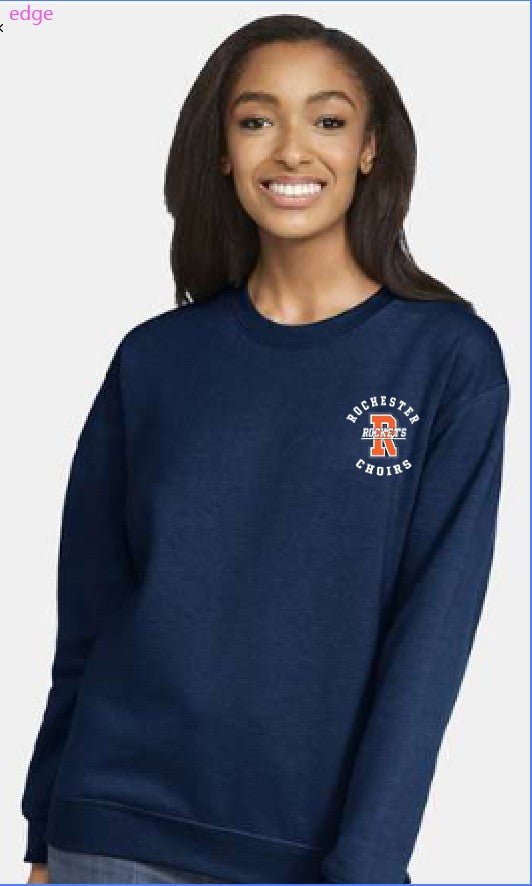 Rochester Choirs Pocket logo - Crewneck Sweatshirt