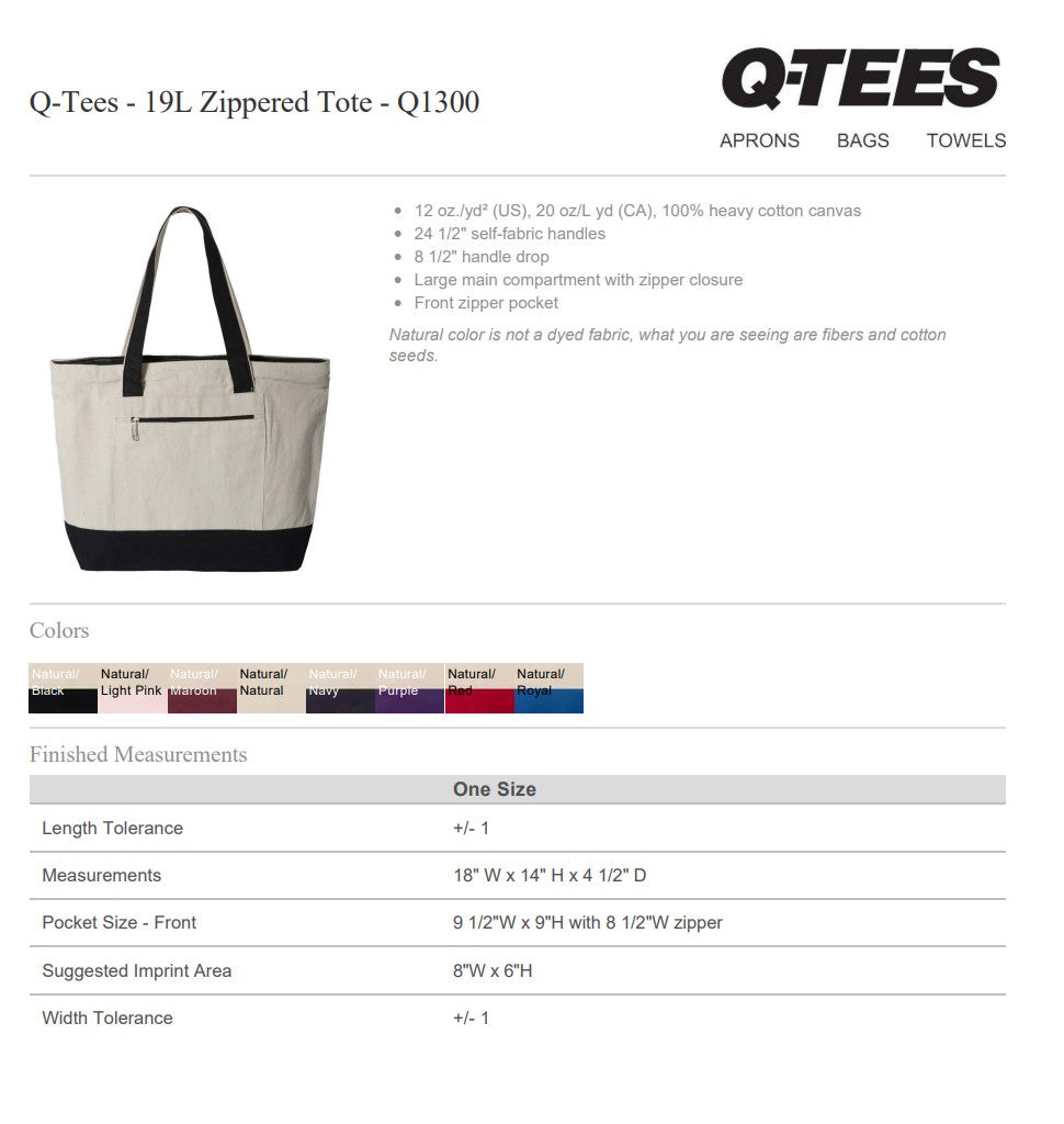 19 L Zipped Bag