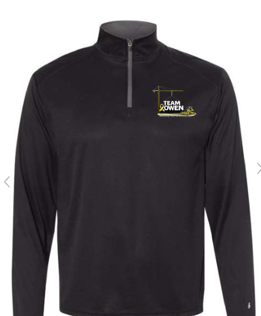 Team Owen - Quarter Zip DriFit