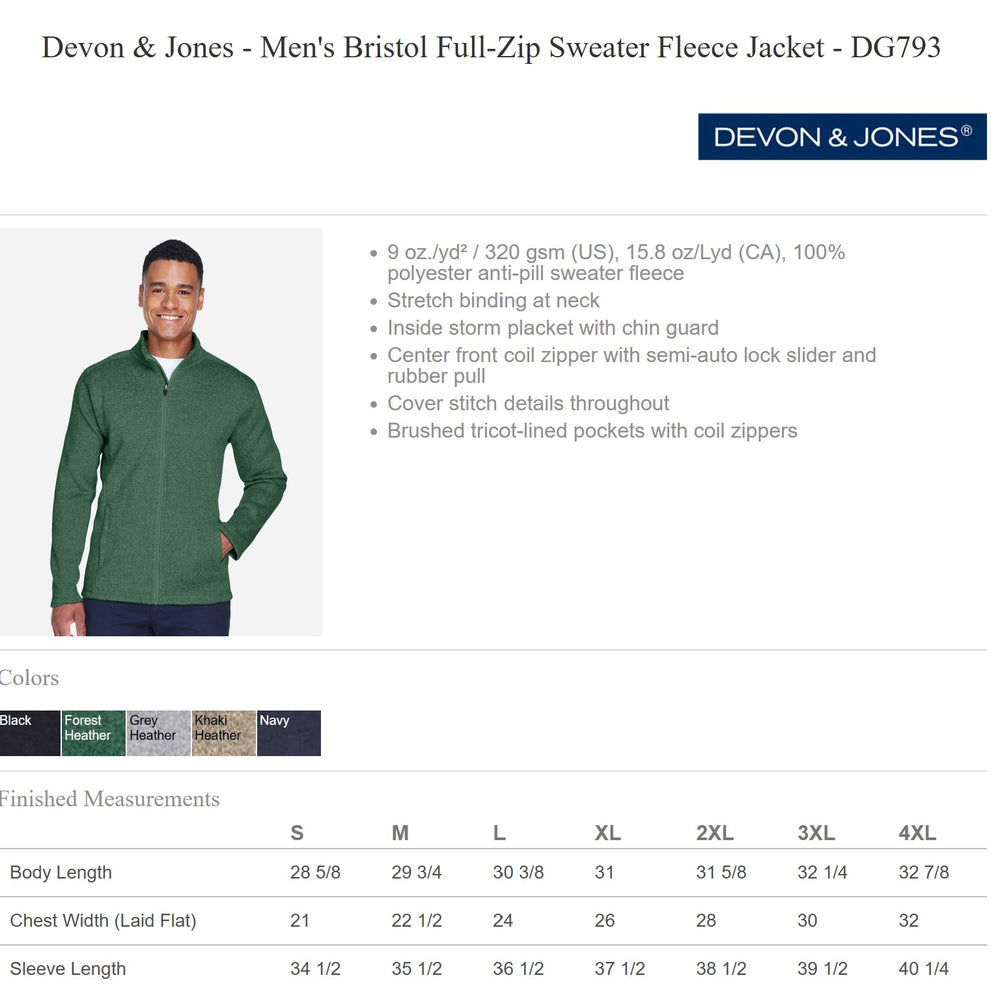 Zip Up - MENS Fit, Pocket Logo image 5