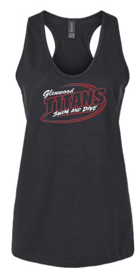 Swim Racer Back Tank Tops